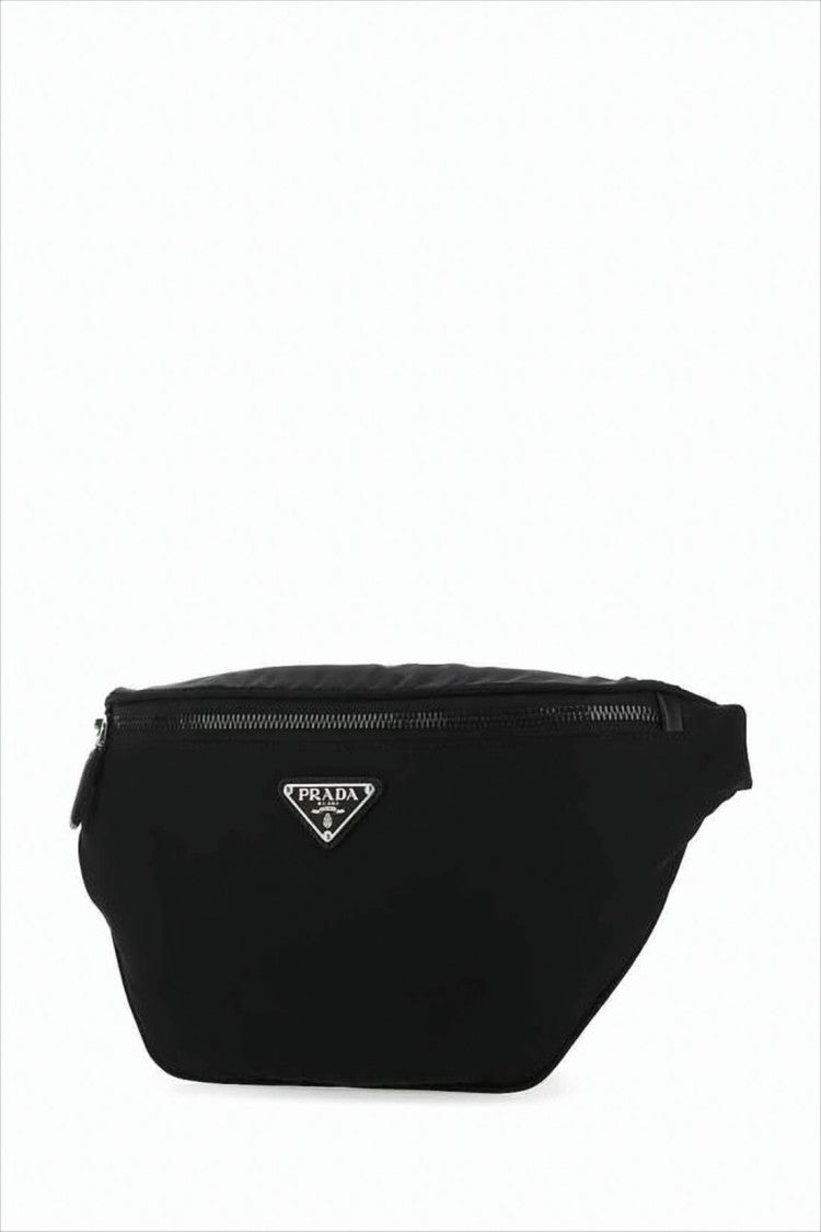 Prada Streamlined Black Nylon Belt Bag