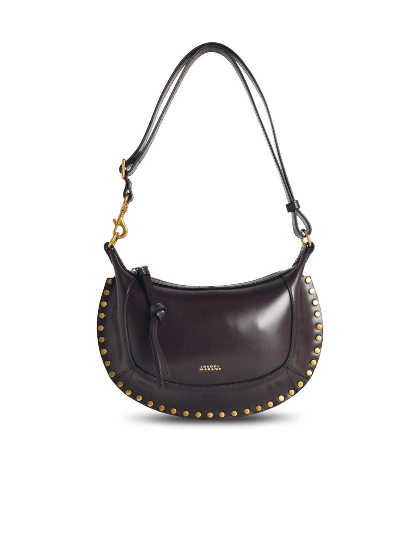 Isabel Marant 'Oskan Moon' Chocolate Brown Leather Bag