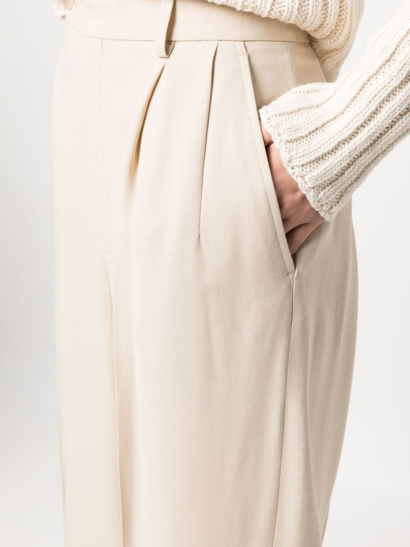 A.P.C. Beige Melissa Wide-Leg Pants