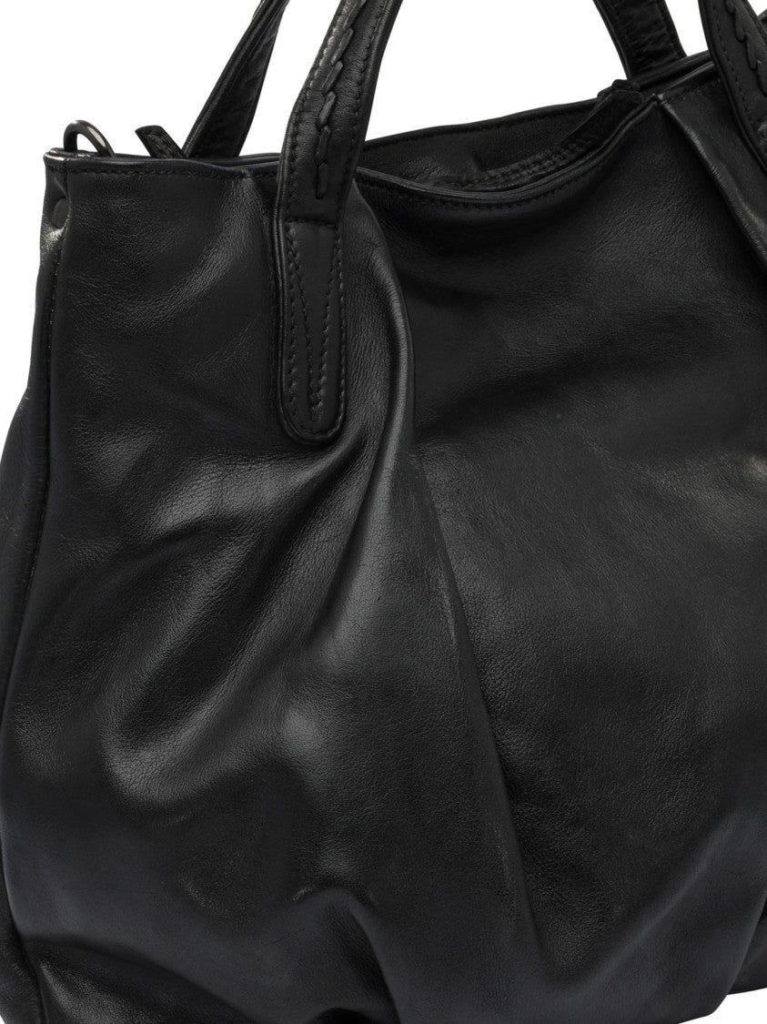 Giancarlo Nevola Spacious Shoulder Bag In Smooth Calf Leather