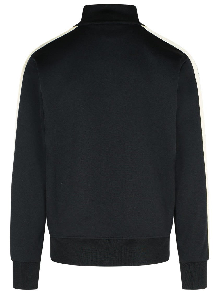 Palm Angels Track' Black Polyester Sweatshirt