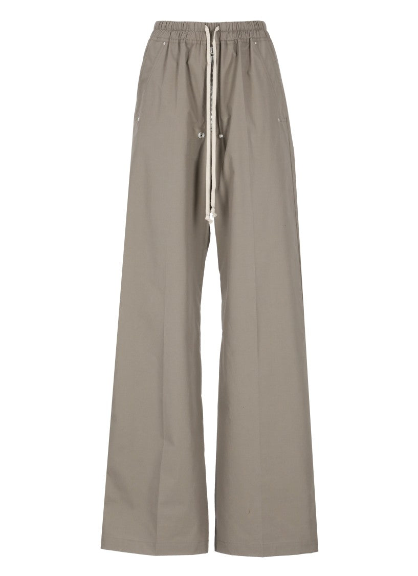 Rick Owens Green Cotton Pants