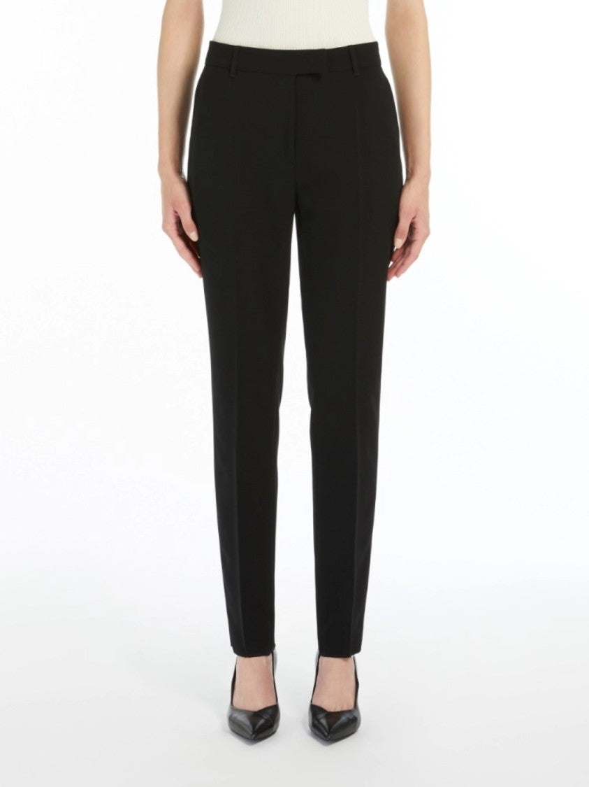 Max Mara Tailored Black Pants With Classic Silhouette