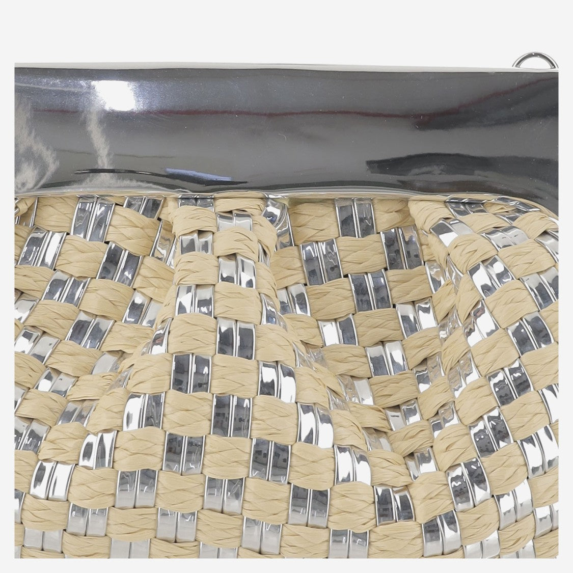 Themoirè Geo Bag With Woven Pattern