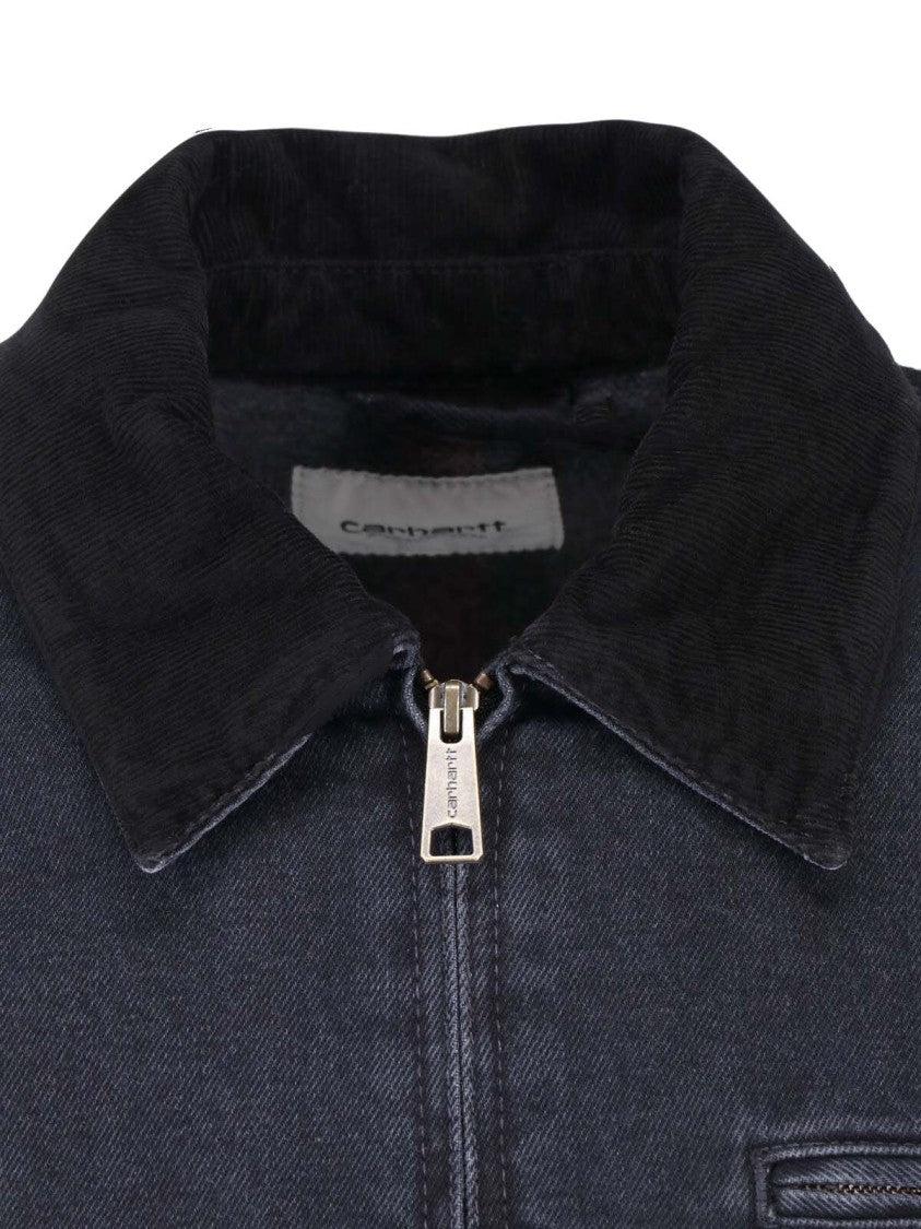 Carhartt Wip Black Og Detroit Cotton Jacket