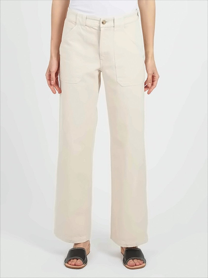 A.P.C. Relaxed-Fit Straight-Leg Pants With High Waist