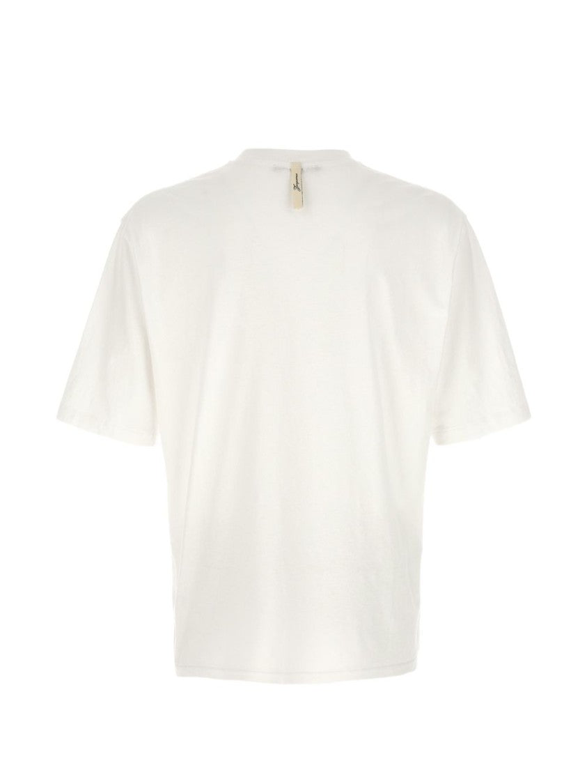 Jacquemus Silk And Nylon Blend Crew Neck T-Shirt