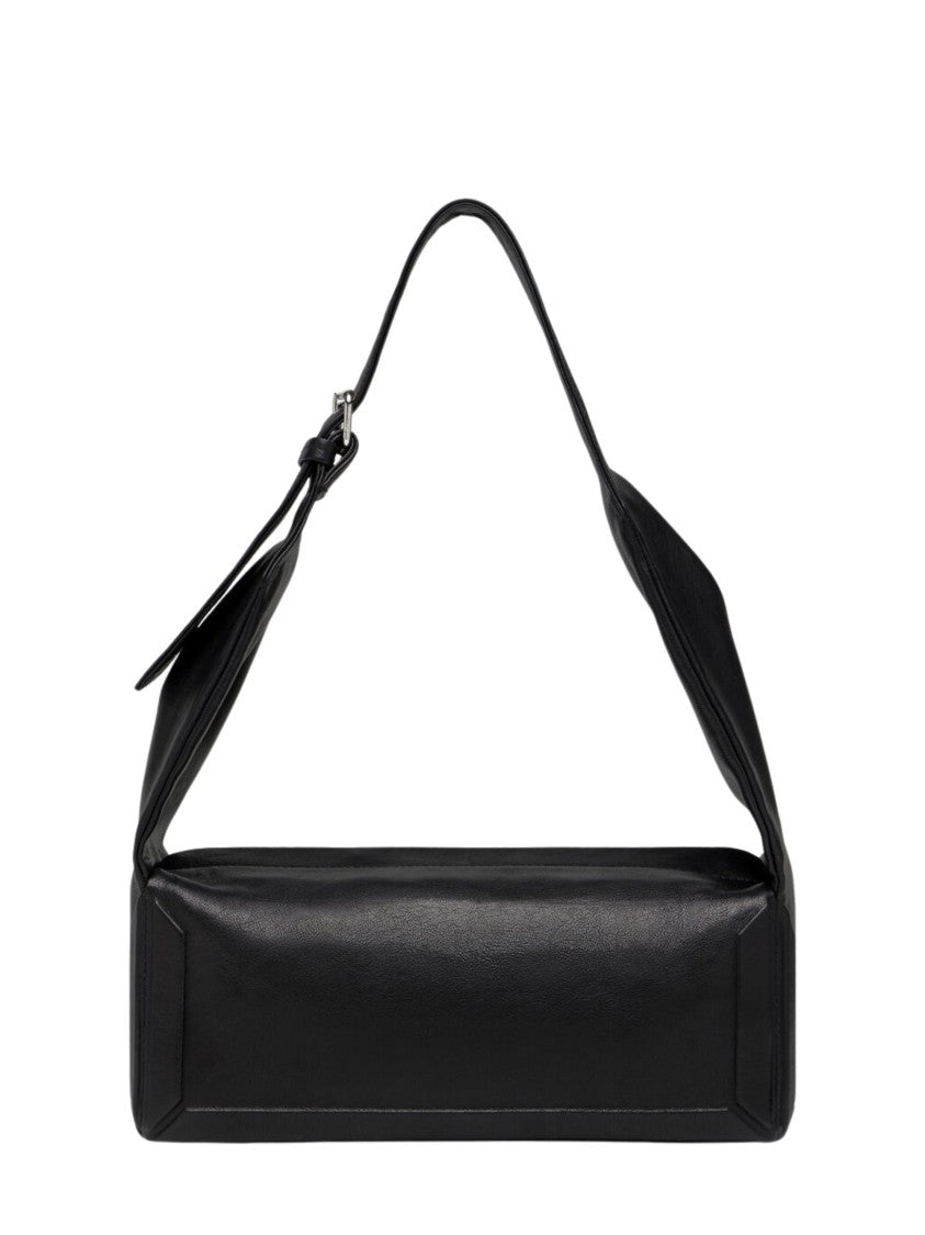 Maison Margiela Black Sleek Rectangular Leather Shoulder Bag