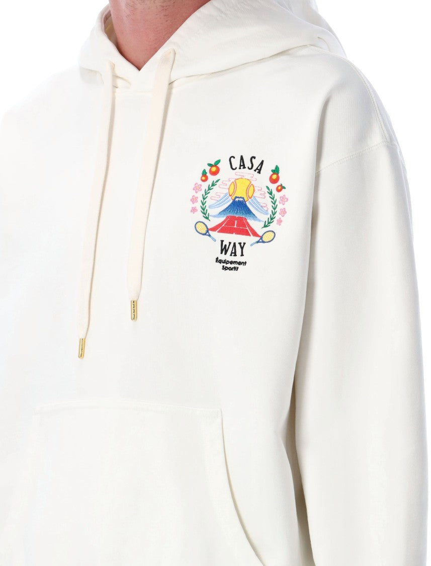 Casablanca Casa Way Mountain Printed Hoodie