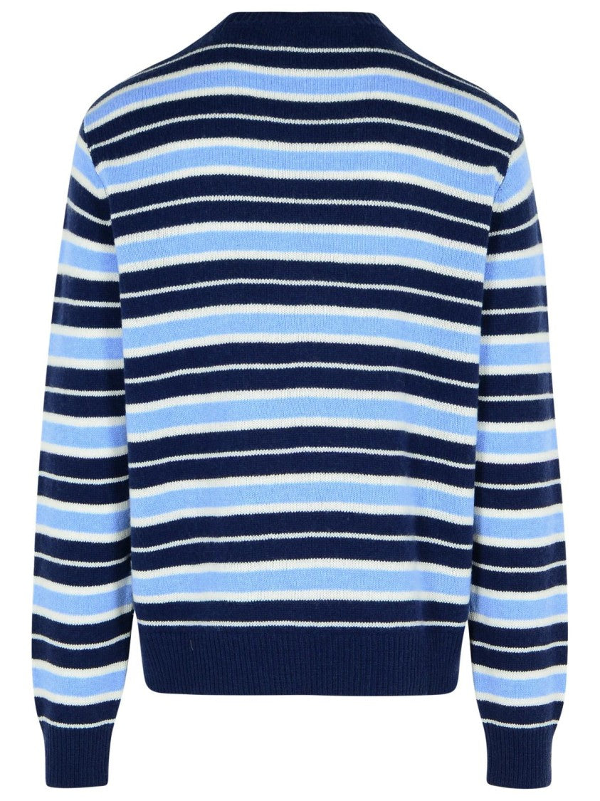Marni Blue Virgin Wool Blend Sweatshirt