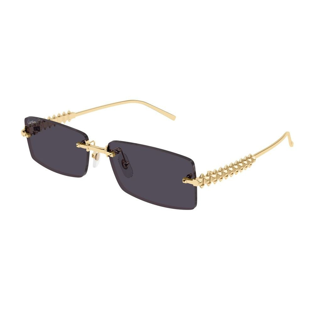 Cartier Ct0604s Clash De Rectangular Rimless Sunglasses