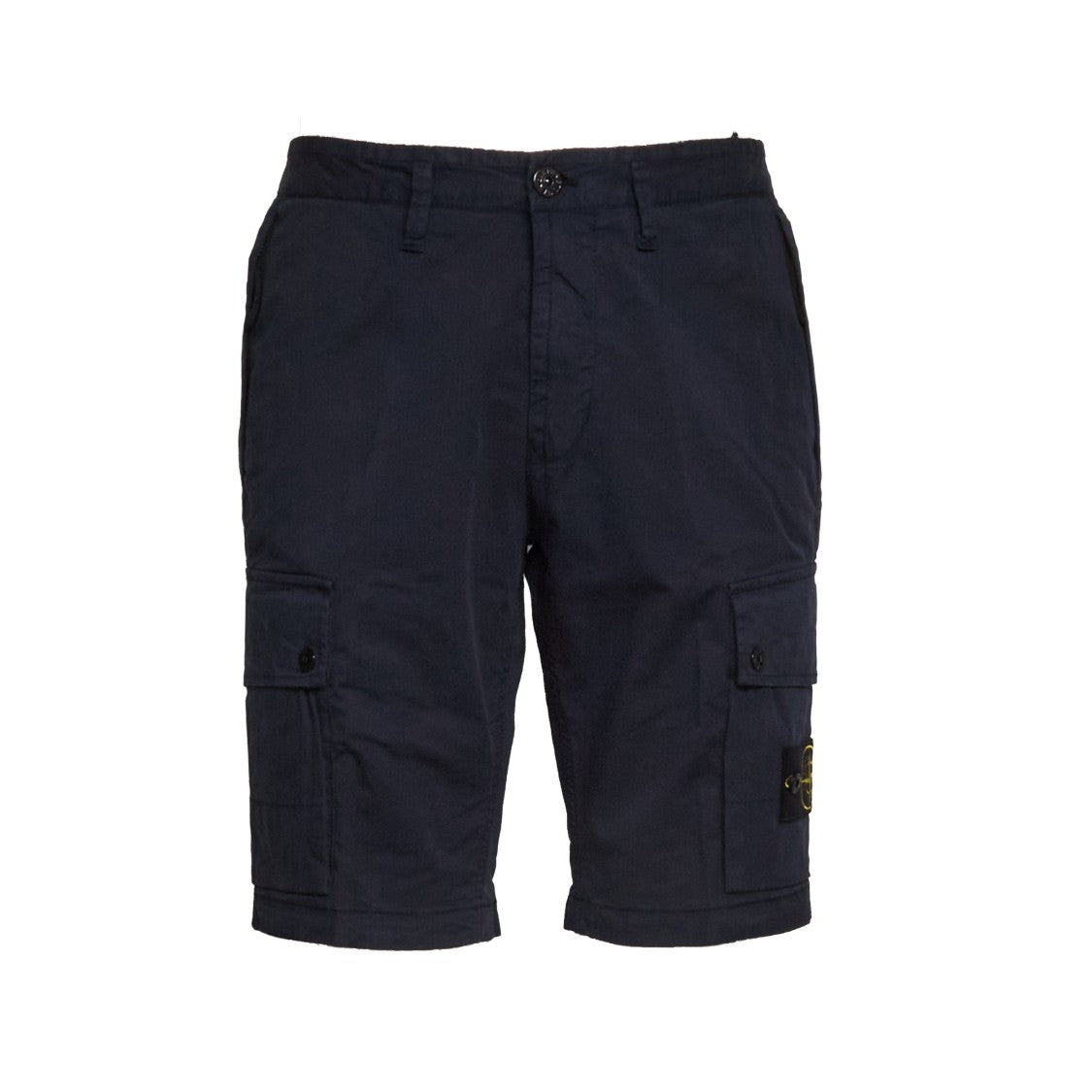 Stone Island Stretch Organic Cotton Twill Cargo Shorts
