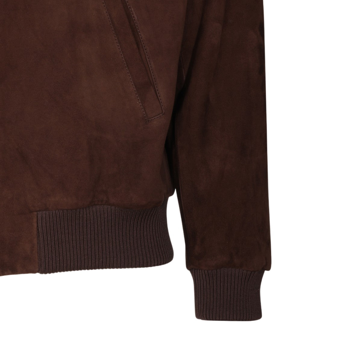 Tagliatore Rich Brown Suede Jacket