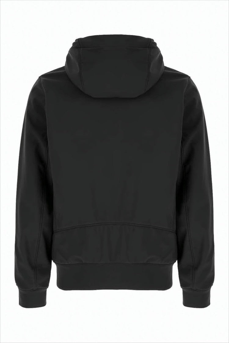 C.P. Company Hooded Jacket With Zippered Pockets And Ribbed Details