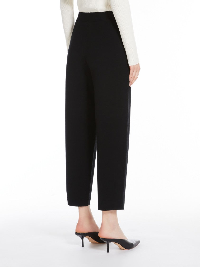 Max Mara High-Waisted Relaxed Fit Cropped Pants