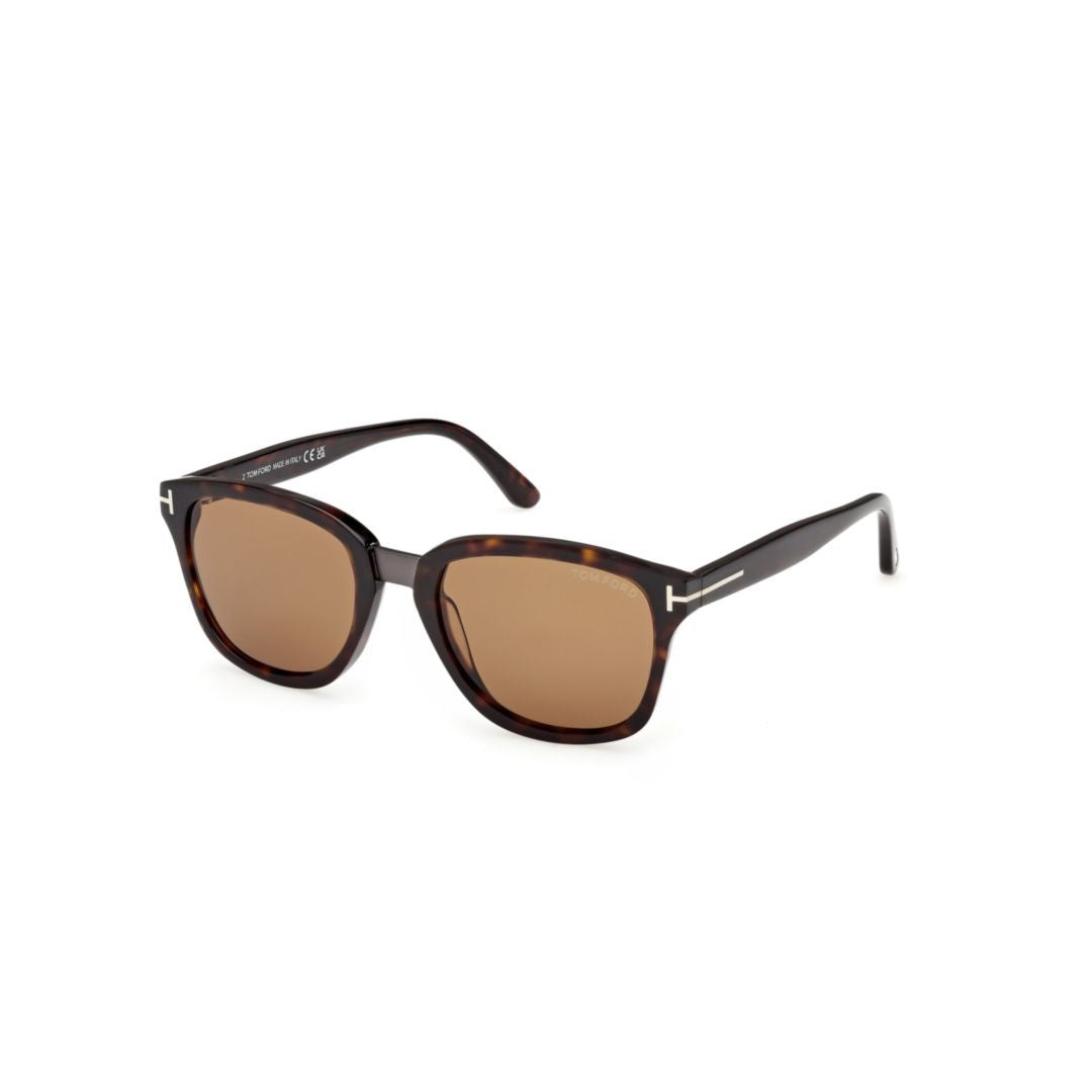 Tom Ford Ft1213 Classic Square Tortoiseshell Frame Sunglasses