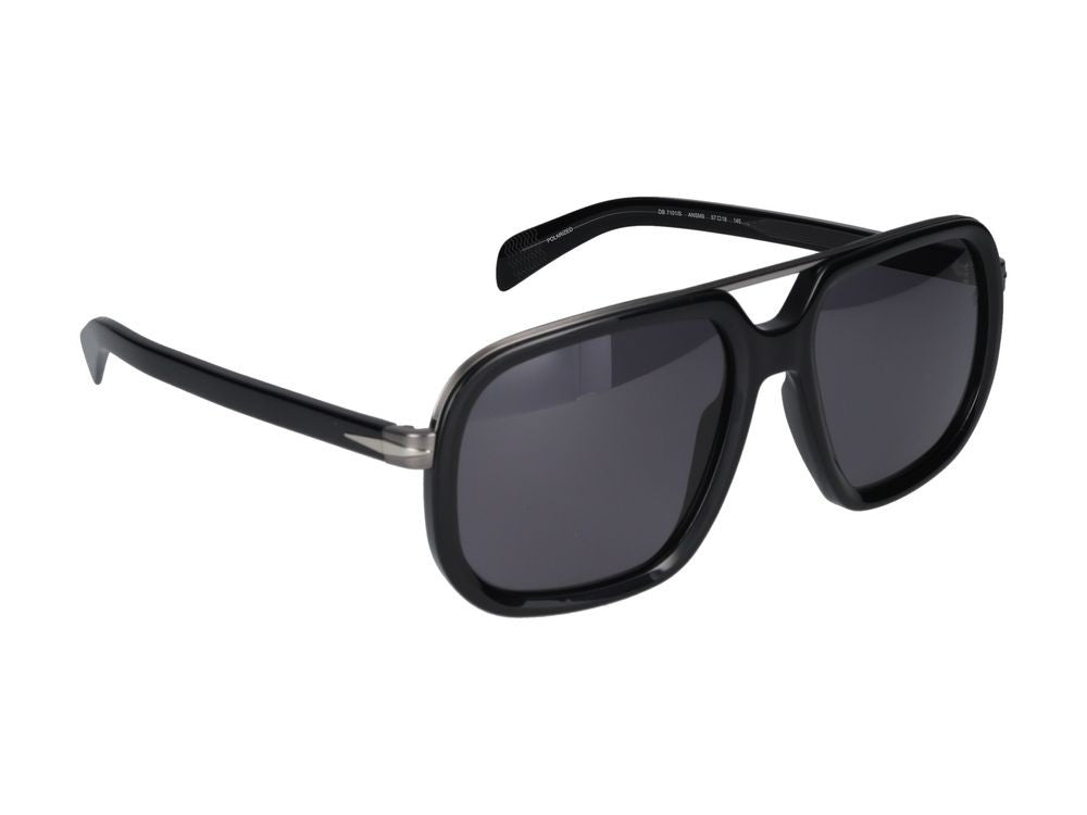 David Beckham Sunglasses Db 7101/S Ans Black Dark Ruthenium 57/18/145