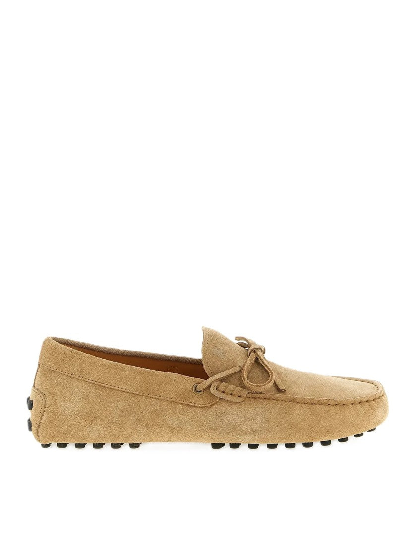 Tod's Moccasin-Style Loafer In Soft Beige Suede