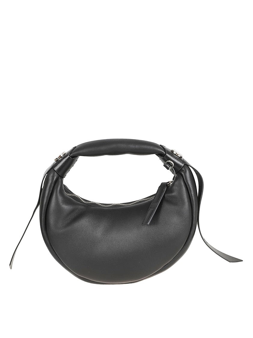 Hogan Rounded Black Bag With Soft Finish