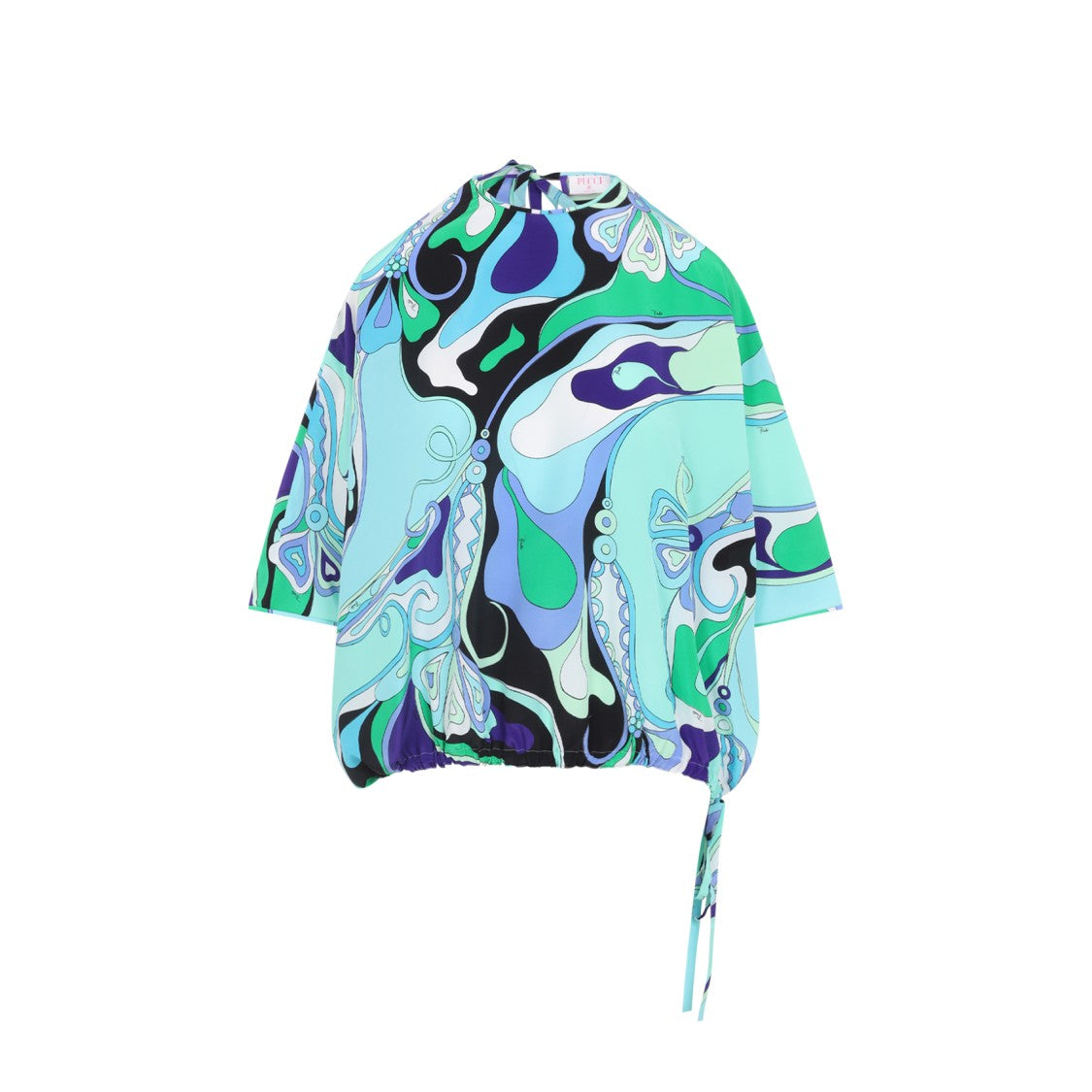 Pucci Silk Multicolored Printed Relaxed Shirt