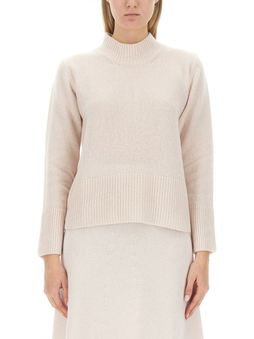 Alysi High Neck Wool Jersey