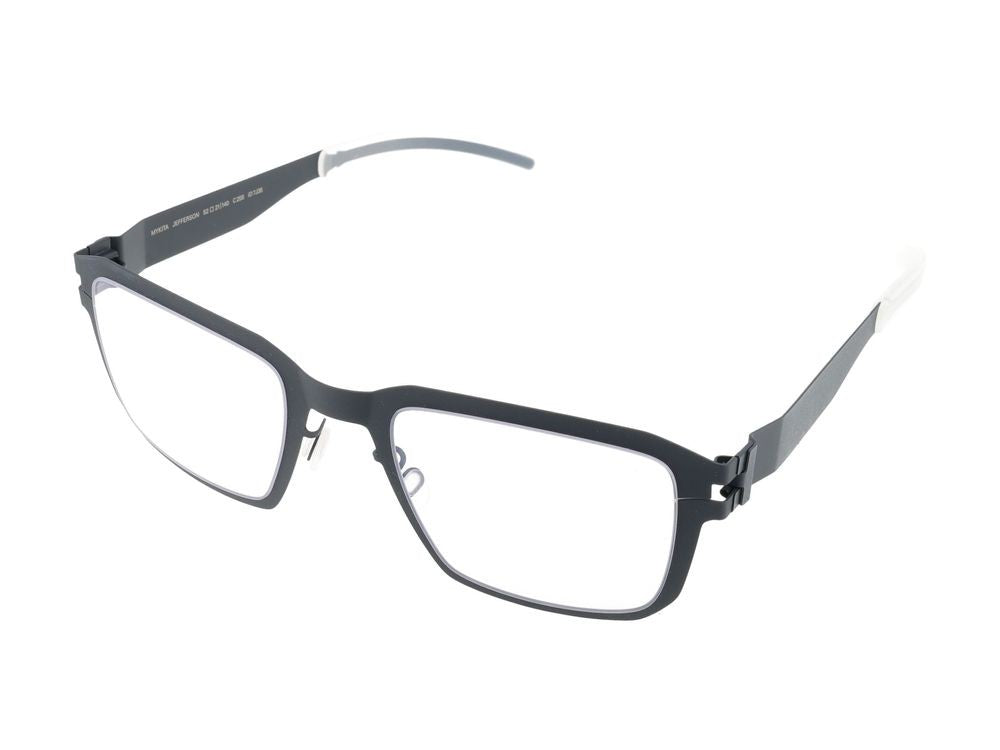 Mykita Indigo Clear Modern Square Acetate-Titanium Optical Glasses
