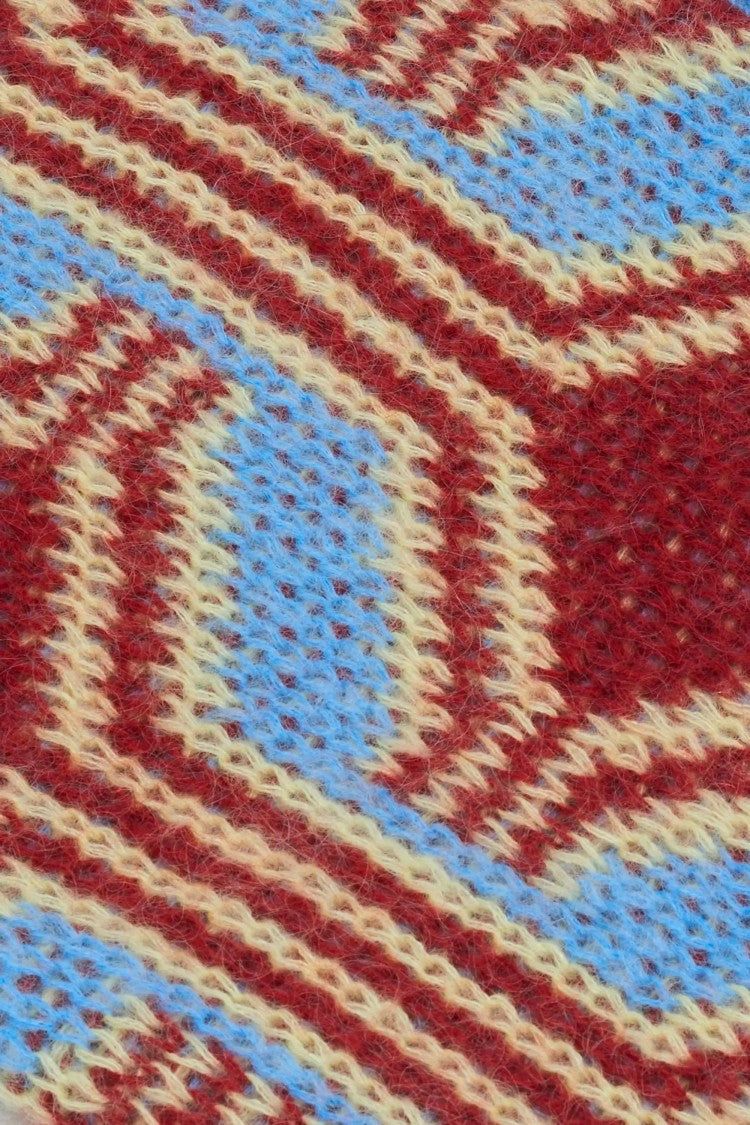 Drôle De Monsieur The Geometric Mohair Cardigan