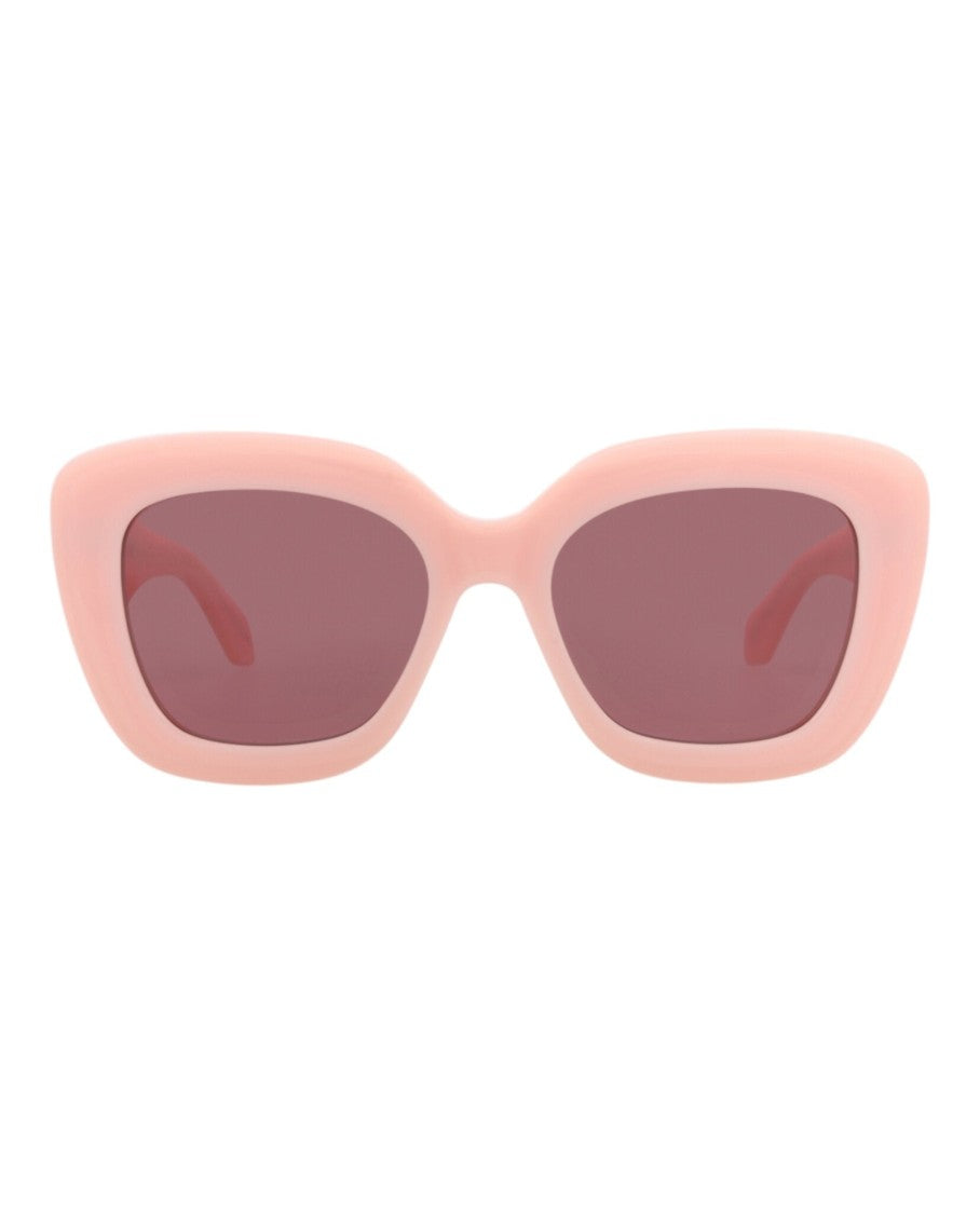 Alaïa Square-Frame Sunglasses In Glossy Recycled Acetate