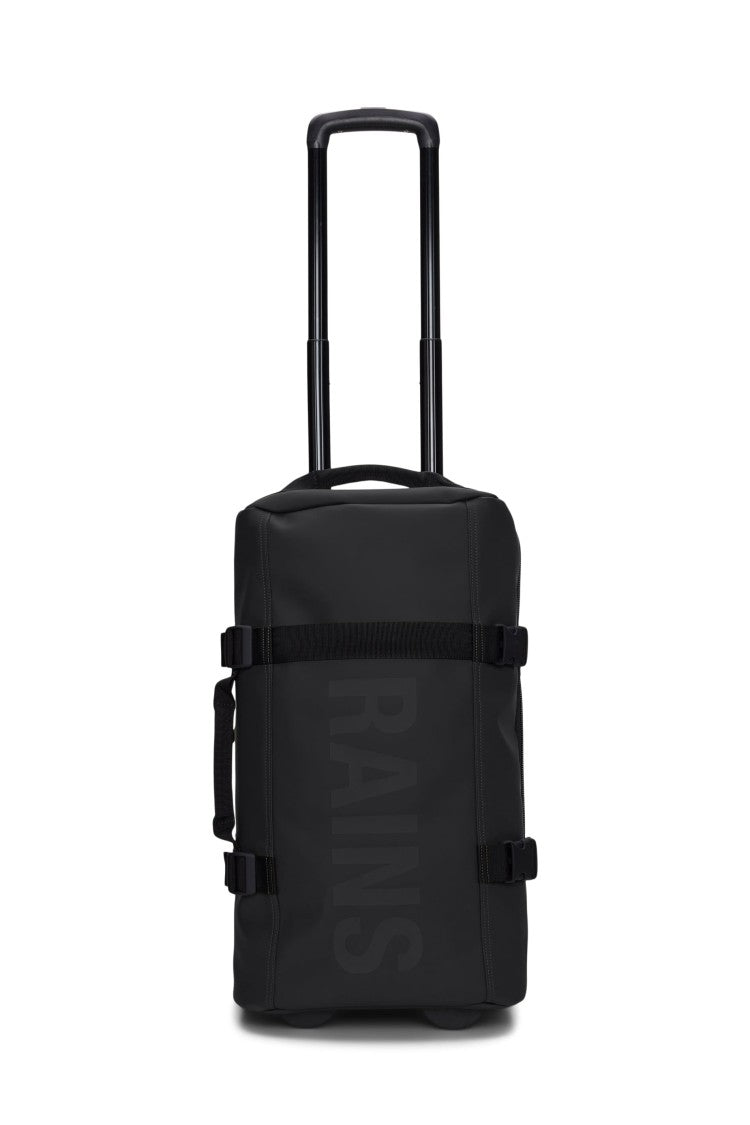Rains Black Cabin Bag With Spacious Compartments