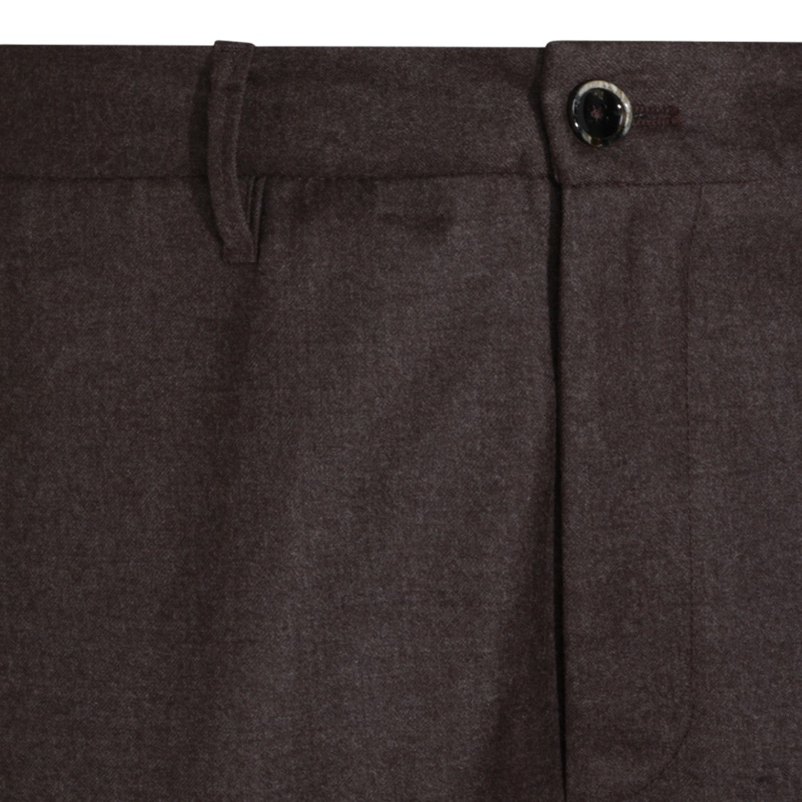 Nine In The Morning Tailored Brown Trousers With Straight Leg Design