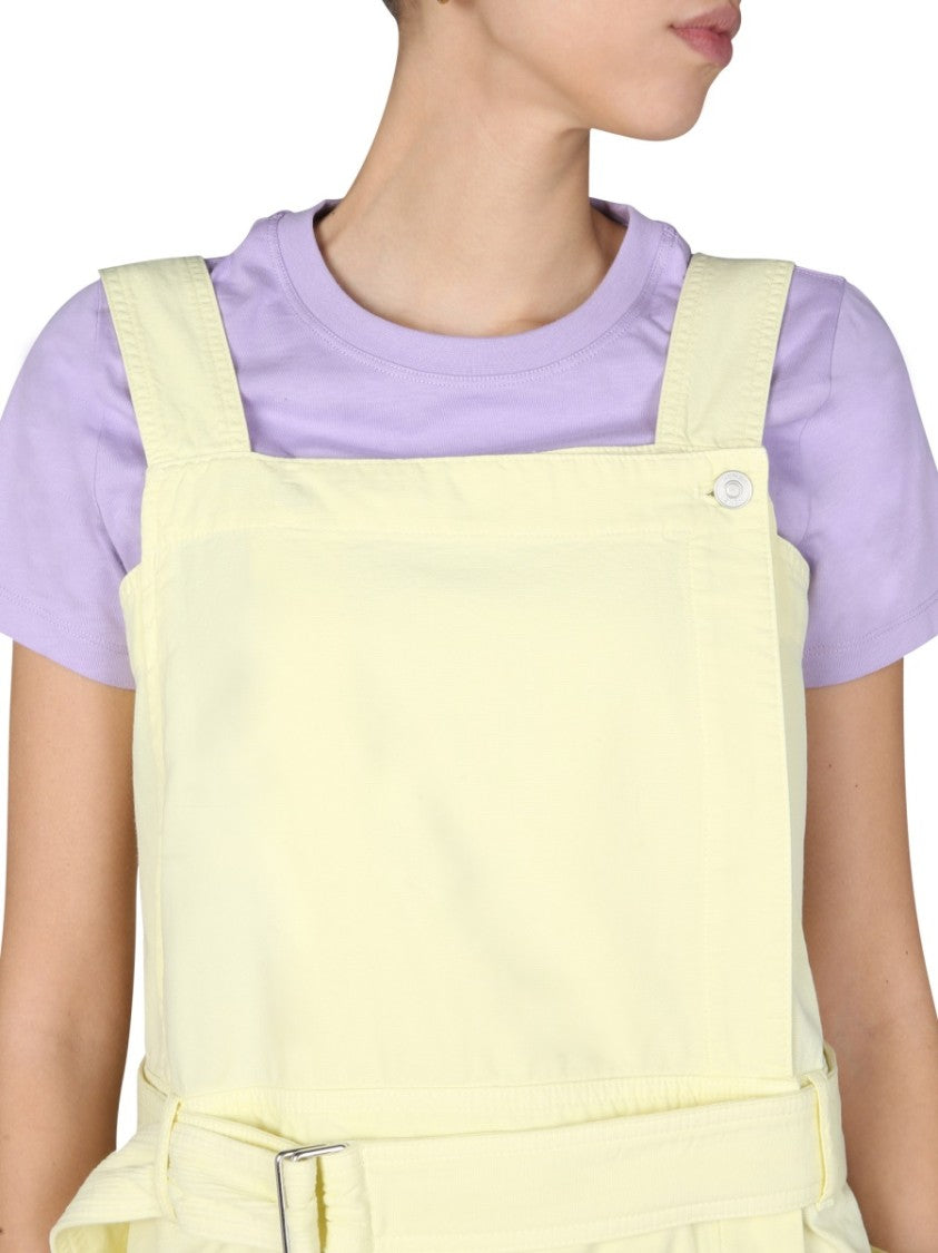 Kenzo Straight Neck Midi Dress