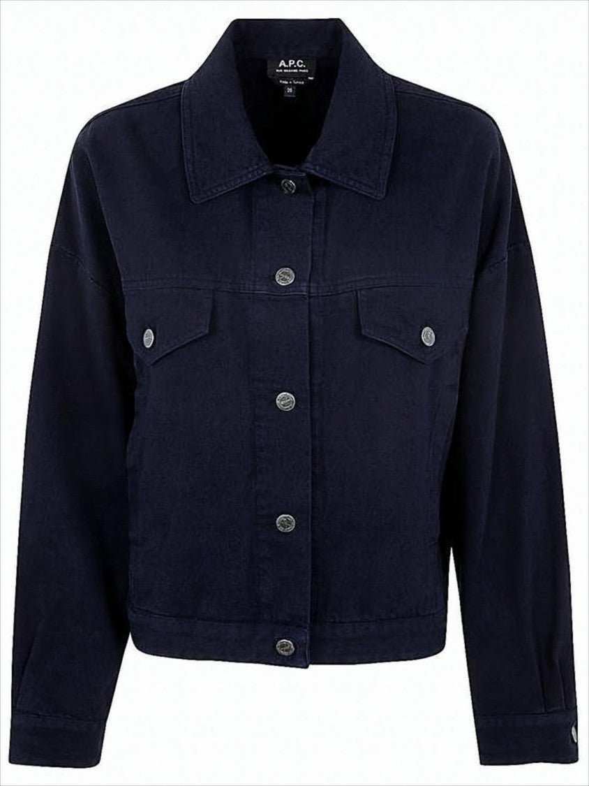 A.P.C. Classic Denim Jacket With Tailored Cuffs