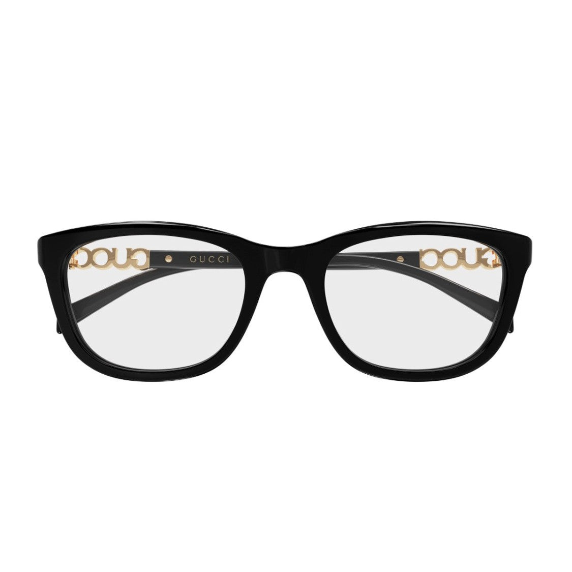 Gucci Black Gg2035oa Recycled Acetate Rectangular Eyeglasses