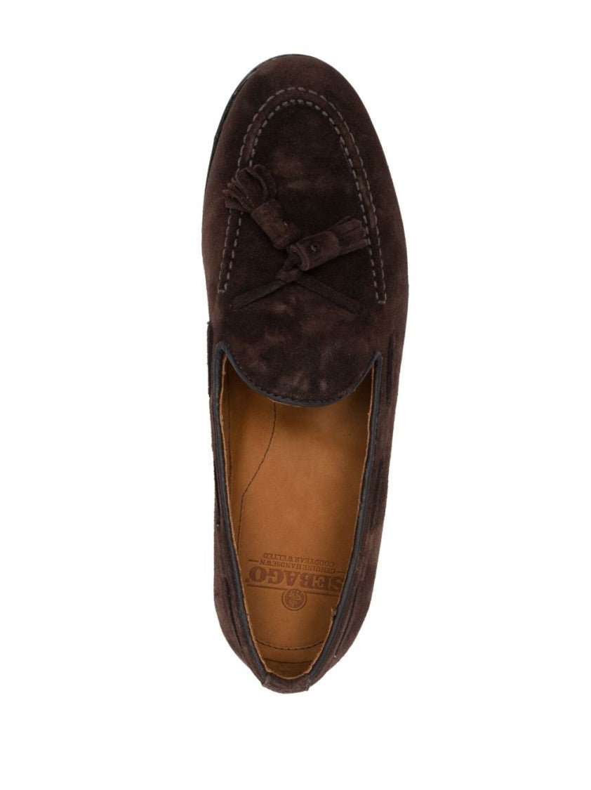 Sebago Classic Suede Loafers With Decorative Tassels