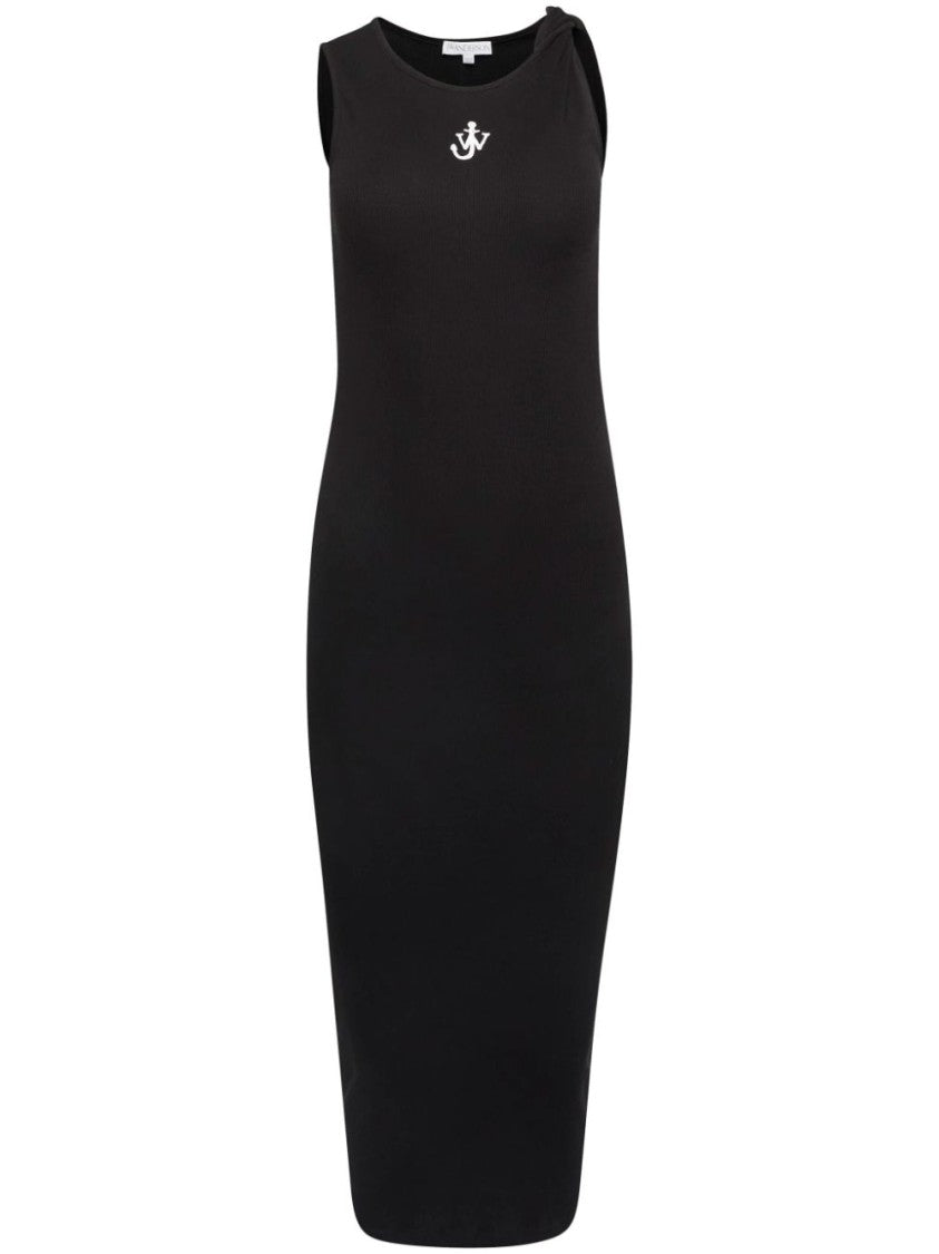 J. W. Anderson Mid-Length Black Cotton Dress