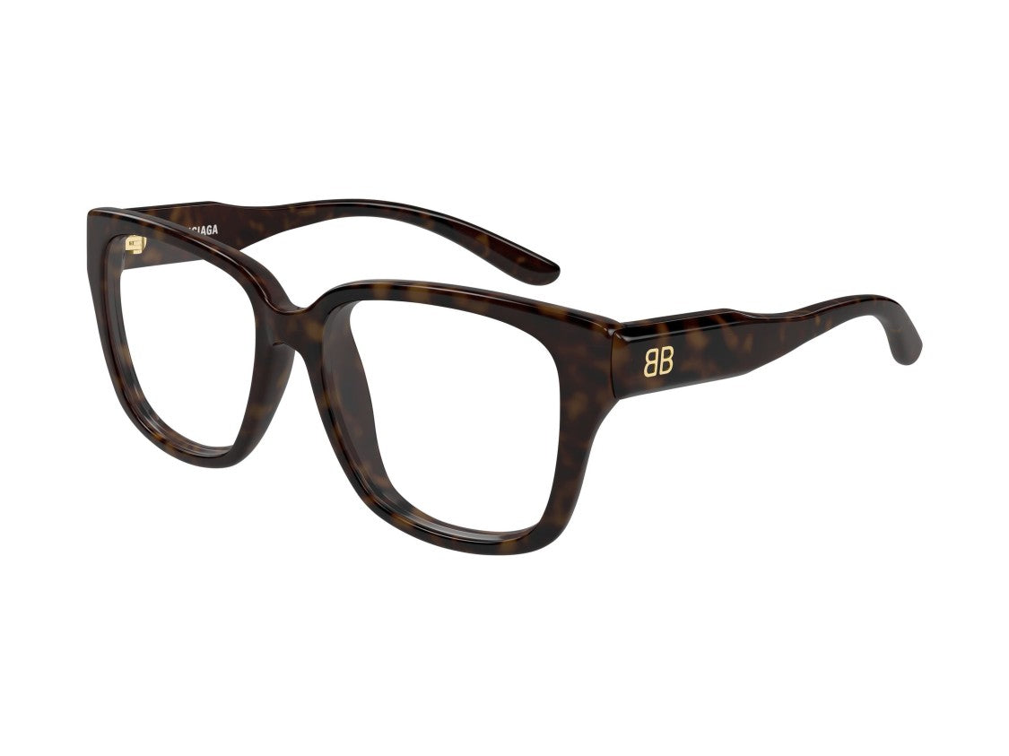 Balenciaga Bb0513o Tortoiseshell Oversized Frame Eyeglasses