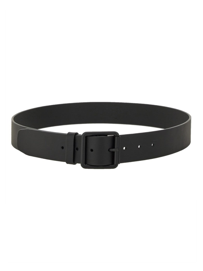 Studio Nicholson Black Leather Belt