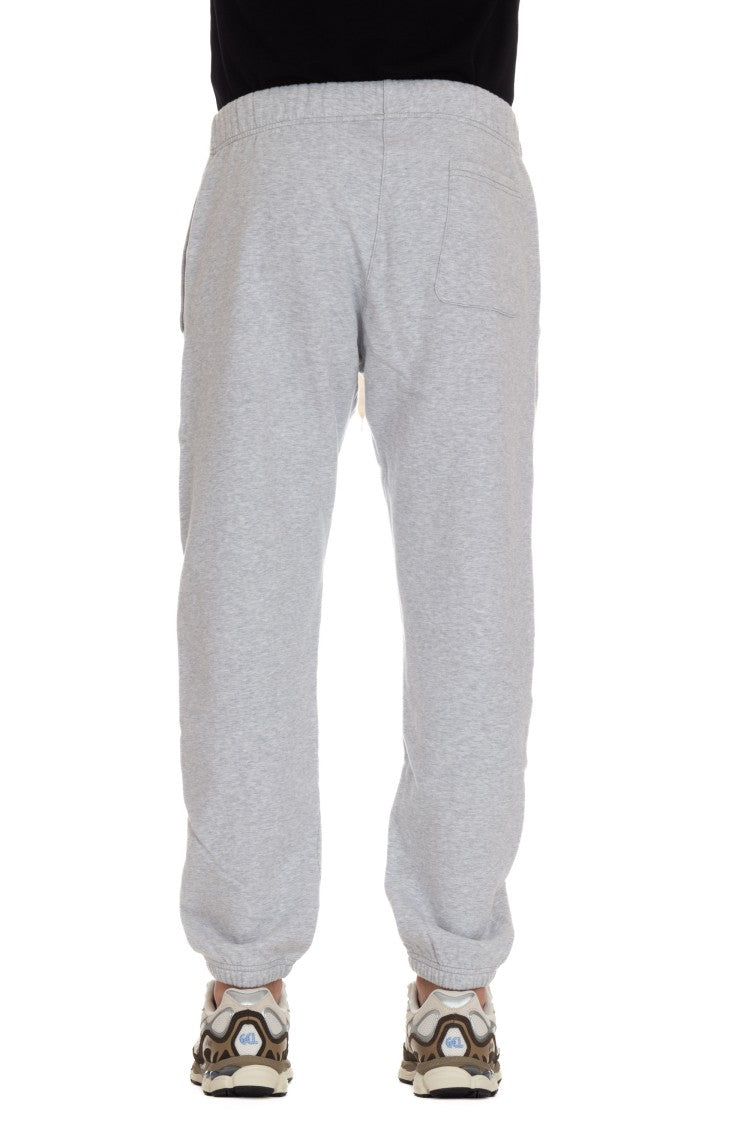 Autry Comfort-Fit Cotton Sweatpants With Drawstring Waist And Logo