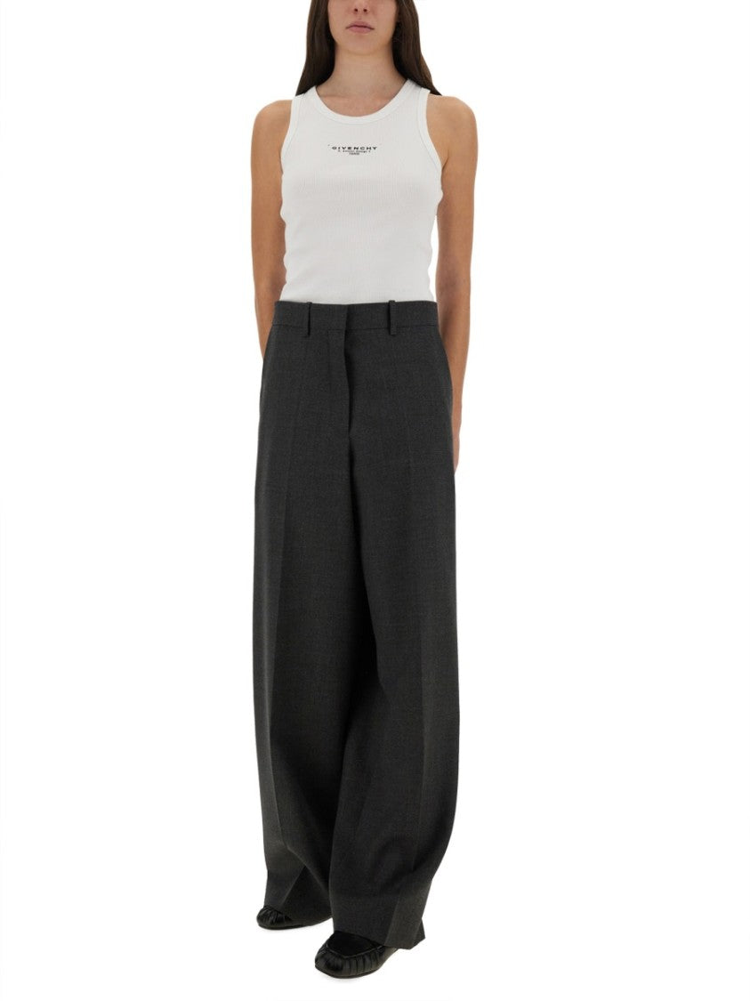 Givenchy Slim Tank Top With Logo Print