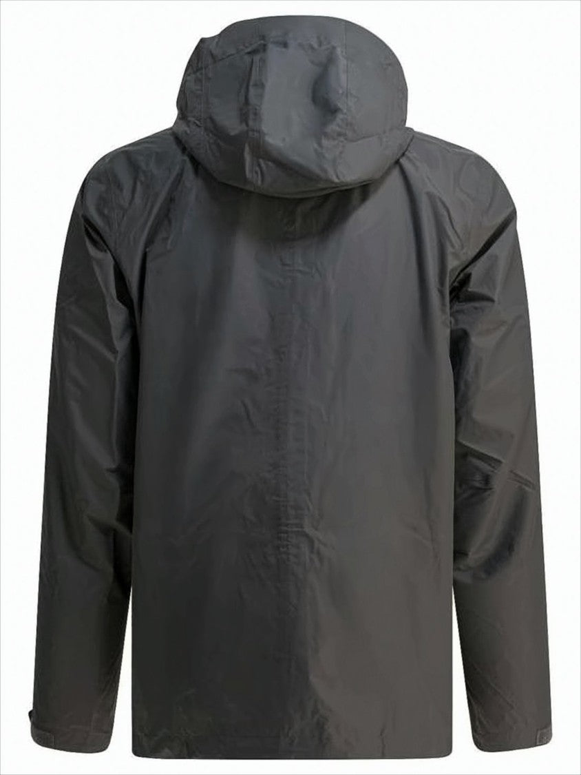 Patagonia Minimalist Grey Nylon Jacket With Adjustable Features