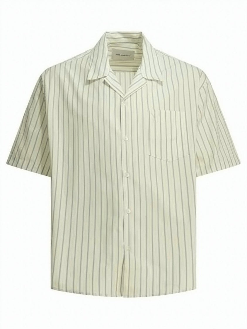 Ami Paris Relaxed Fit Short-Sleeve Striped Shirt By Ami Paris