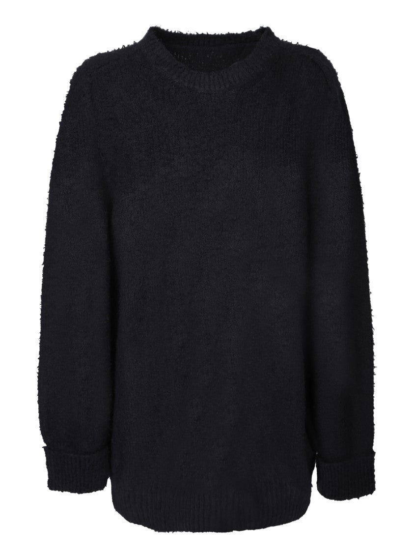 Maison Margiela Black Cotton Blend Knitwear