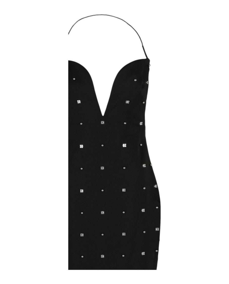 Givenchy 4G Embellished Silk Midi Dress