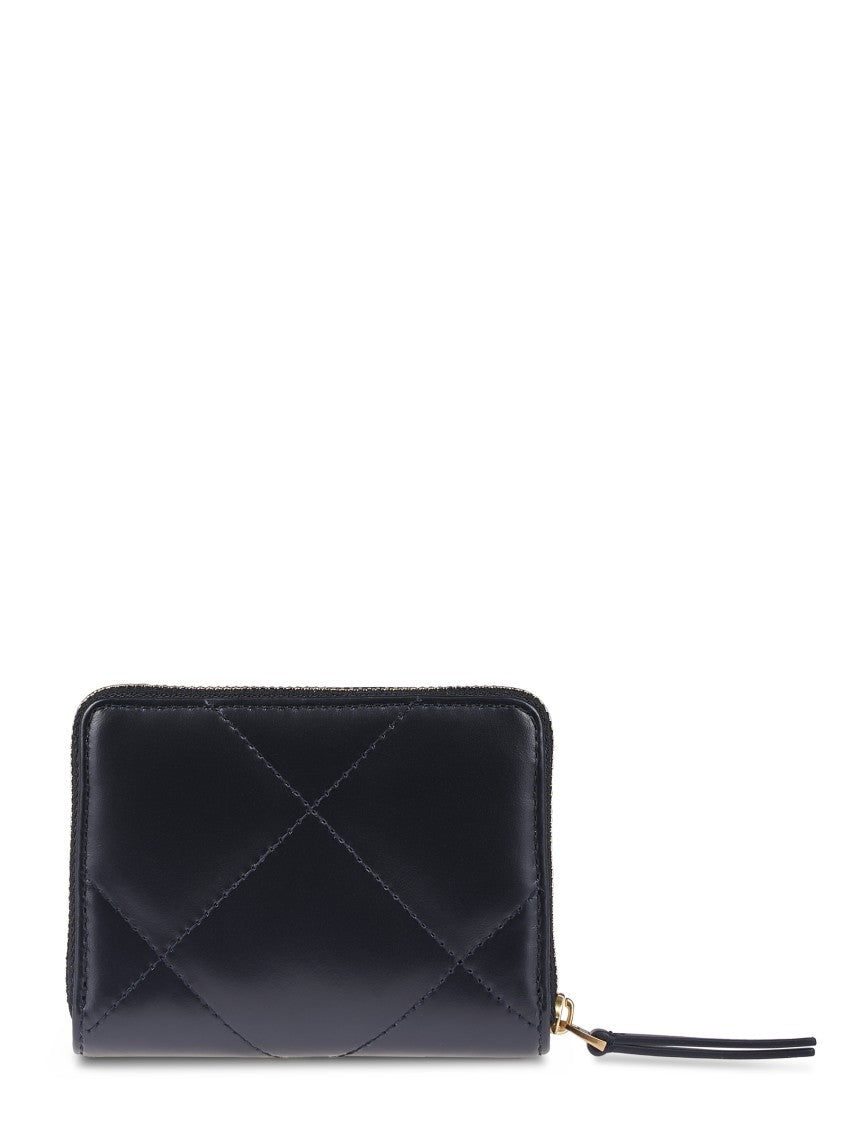 Tory Burch Kira Diamond Quilt Small Zip Around Wallet