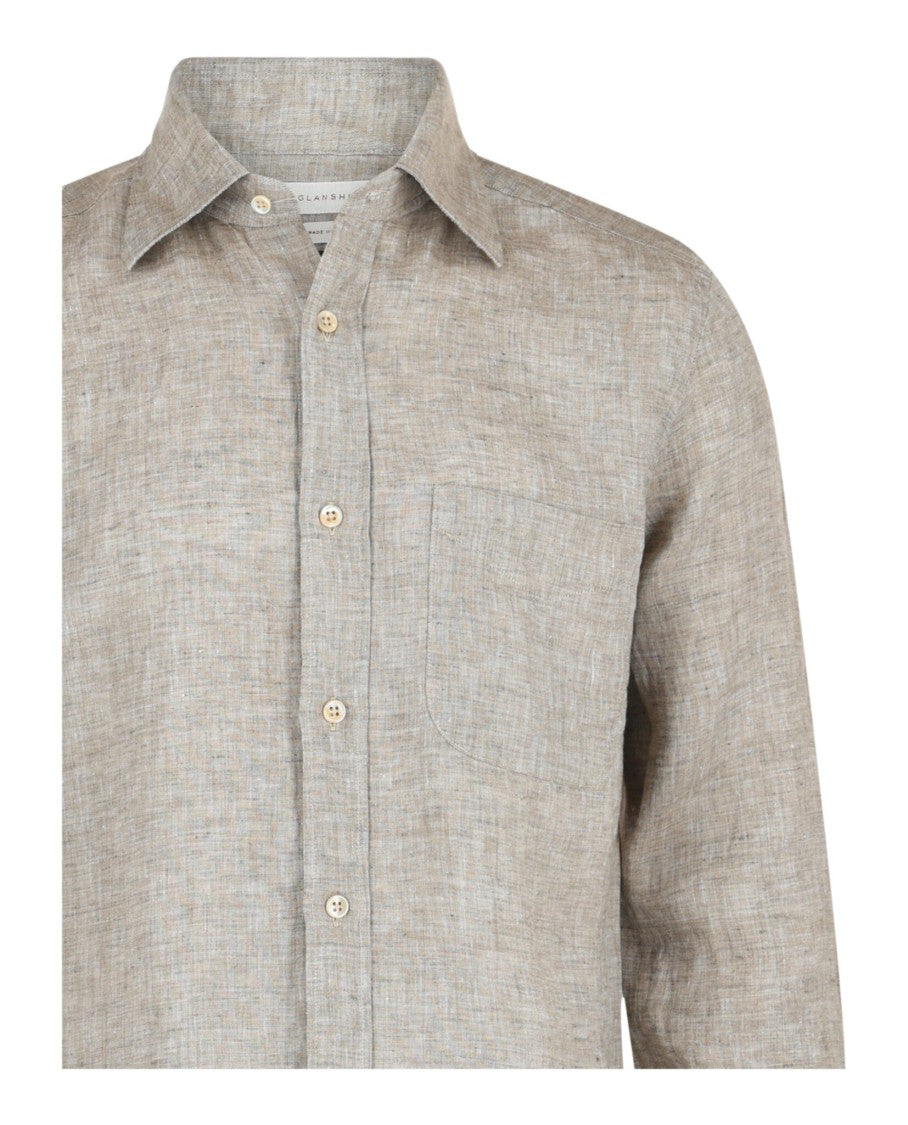 Slowear Glanshirt Linen Dress Shirt
