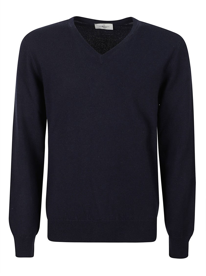 Piacenza Cashmere Regular Fit V-Neck Cashmere Sweater