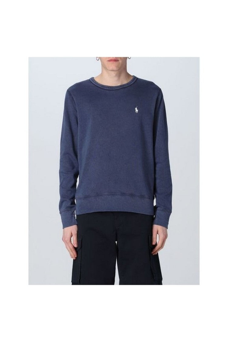 Polo Ralph Lauren Sky Blue Cotton Sweatshirt