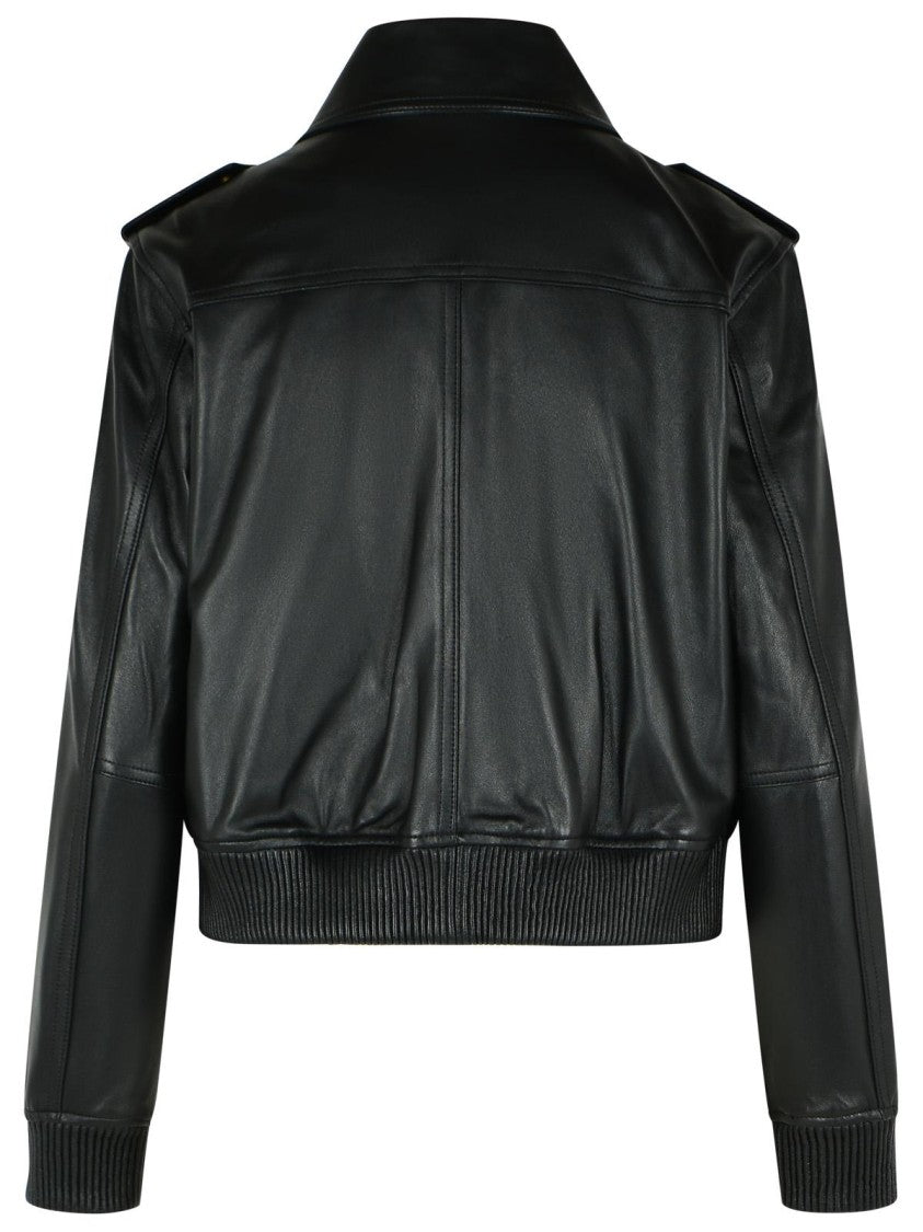 Michael Michael Kors Black Leather Jacket