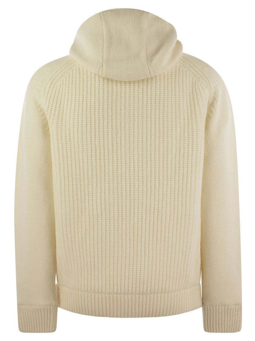 Herno Reversible Padded Wool Bomber Jacket