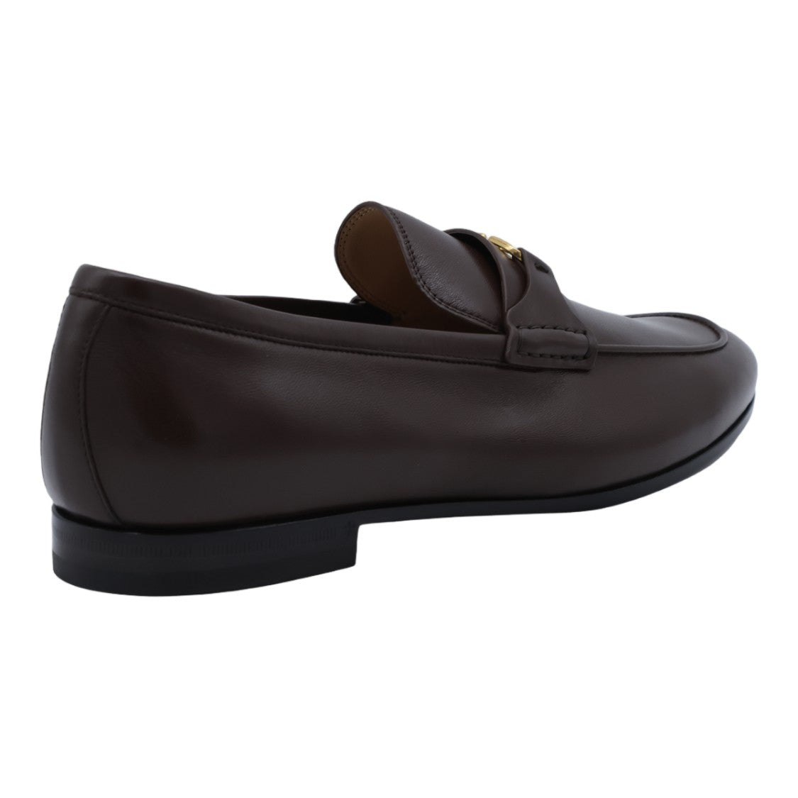 Valentino Garavani Classic Loafer-Style Flat Shoes With Gold-Tone Logo Detail